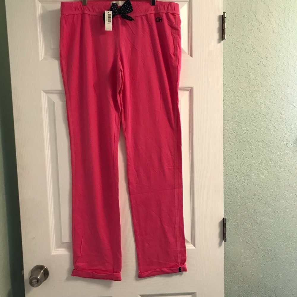 Gilly Hicks pink pajama pant L brand new with tags